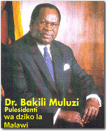 The State President of the Republic of Malawi, Dr. Bakili Muluzi